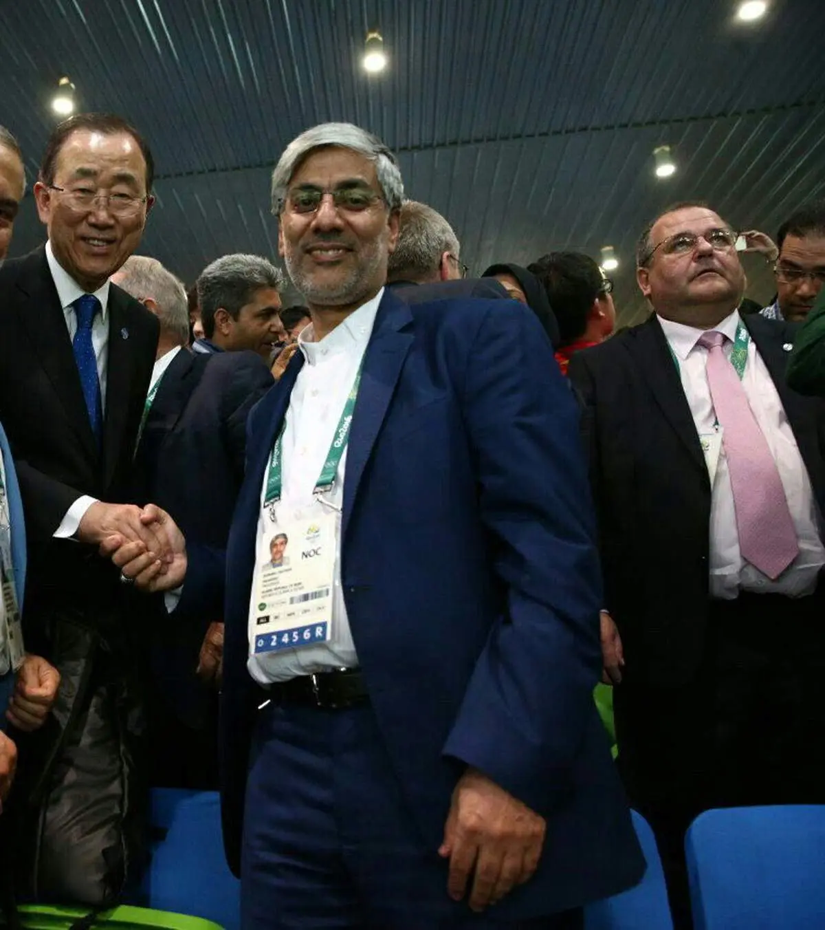 هاشمی با بان کی مون دیدار کرد