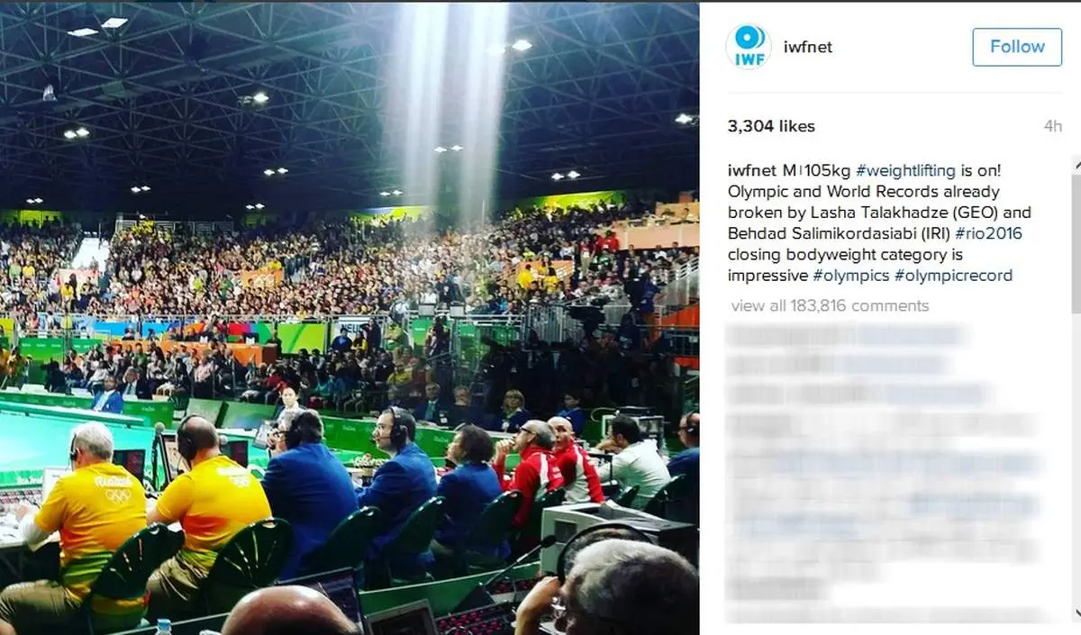 هجوم کاربران ایرانی به صفحه اینستاگرام فدراسیون جهانی وزنه‌برداری