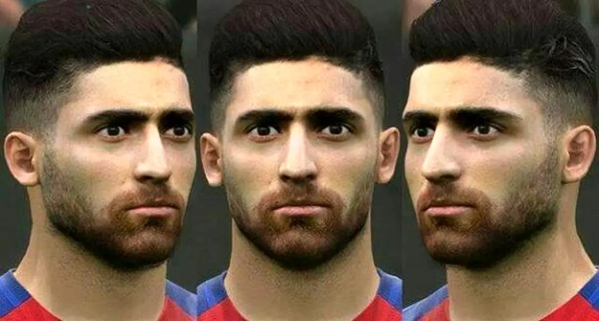 جهانبخش در PES 2017؛ عجب شباهتی!