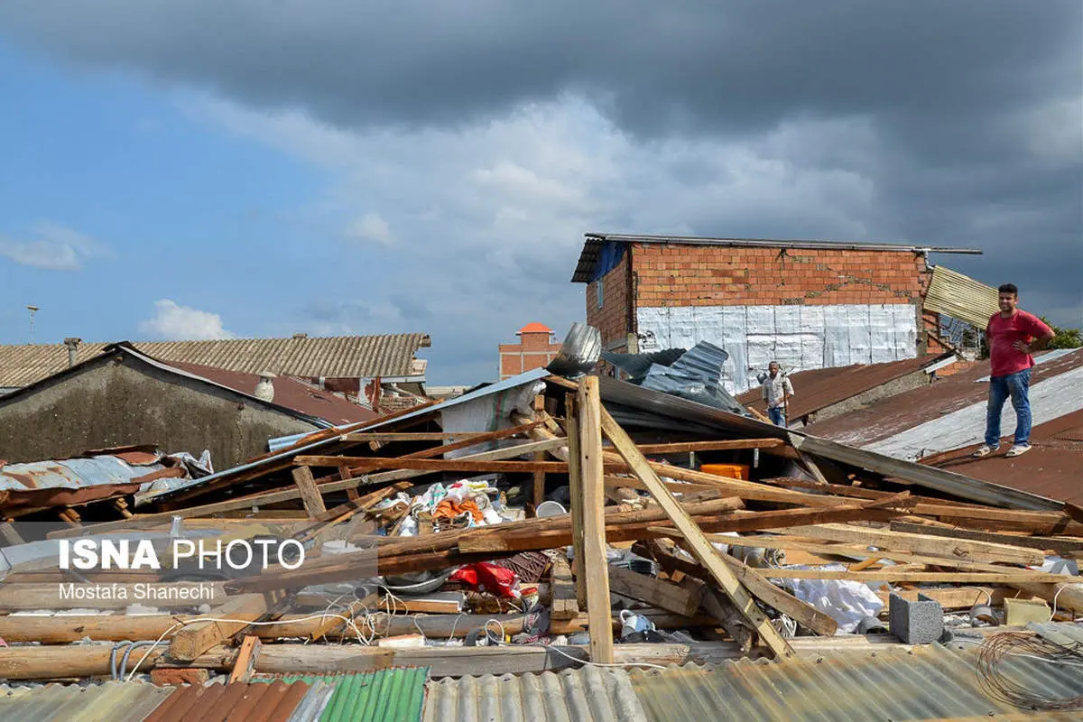 خسارت‌های طوفان و سیل مازندران