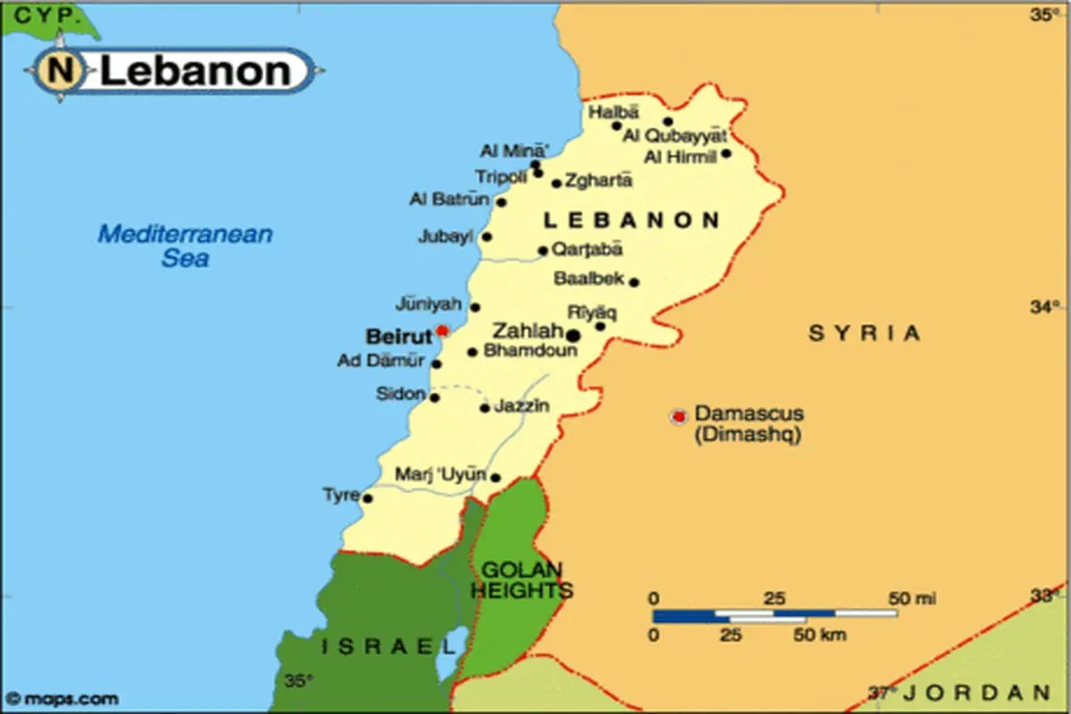 درخواست لبنان برای تعیین مرزهای دریایی با اسرائیل