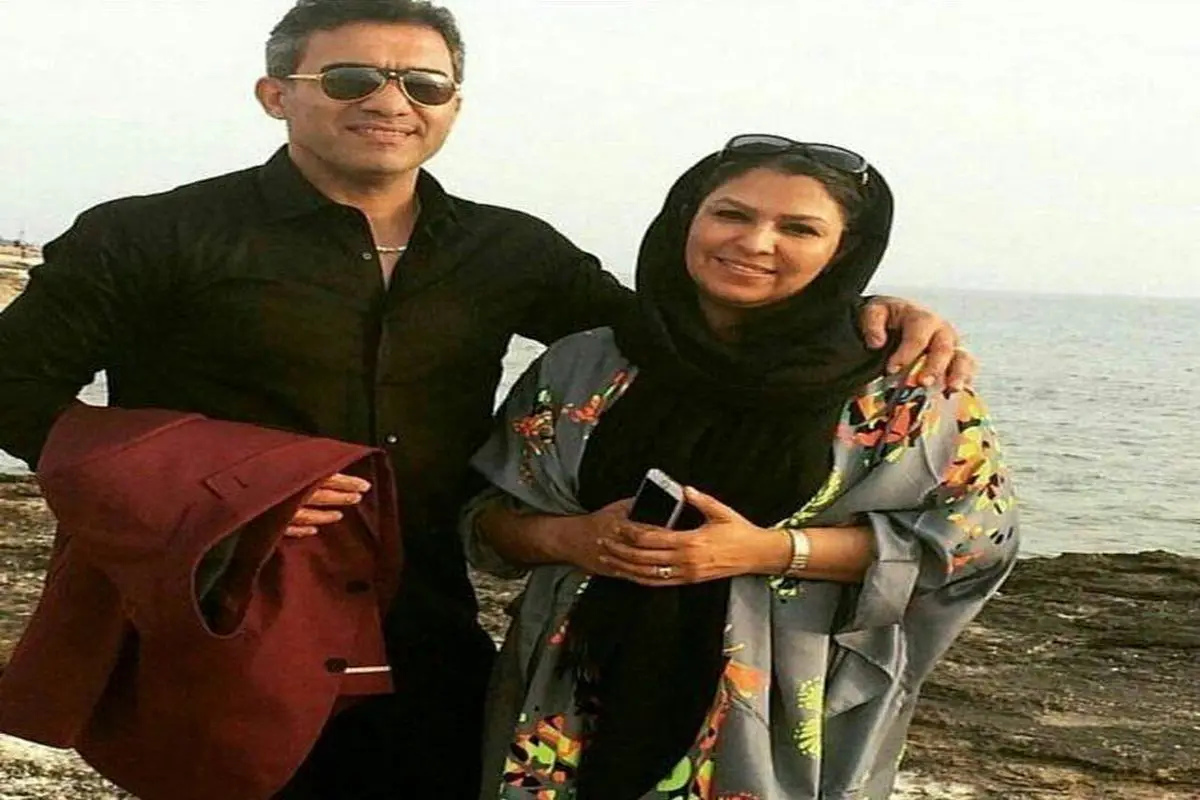احمدرضا عابدزاده در کنار همسرش