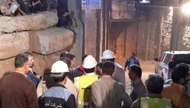 جسد ۳ کارگر حادثه مترو کیانشهر به بیرون کشیده شد