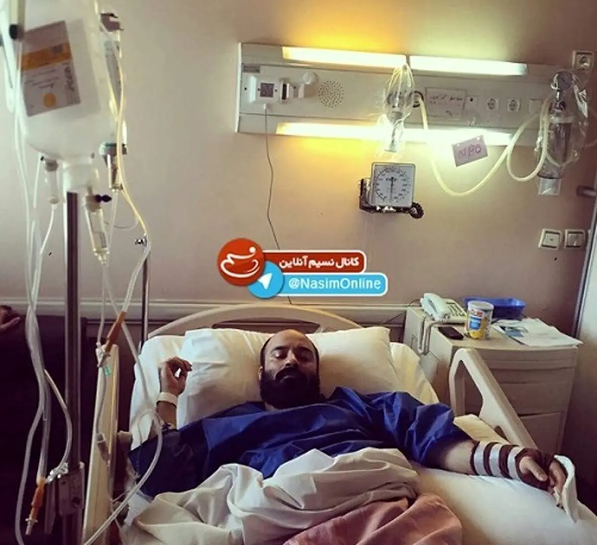 مداح مشهور راهی بیمارستان شد
