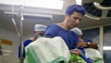 بابک زنجانی روی تخت بیمارستان