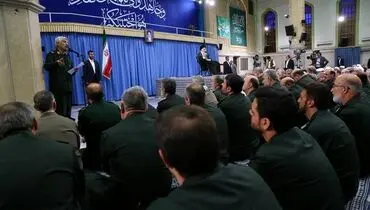 دیدار فرماندهان سپاه با مقام معظم رهبری