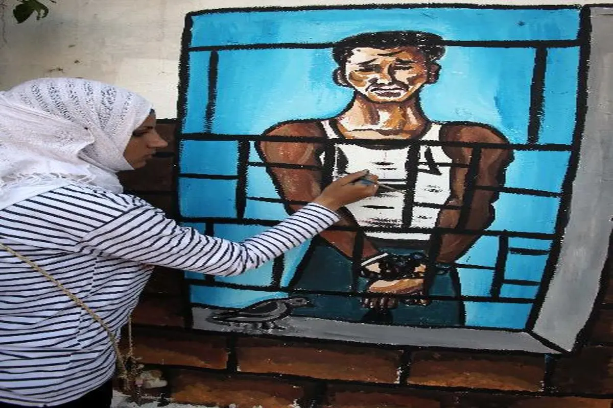 عکس :نقاشی های یک فلسطینی