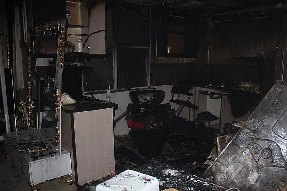 آتش‌سوزی آرایشگاه زنانه در تهرانسر