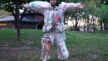 لباس ساخته شده از آشغال