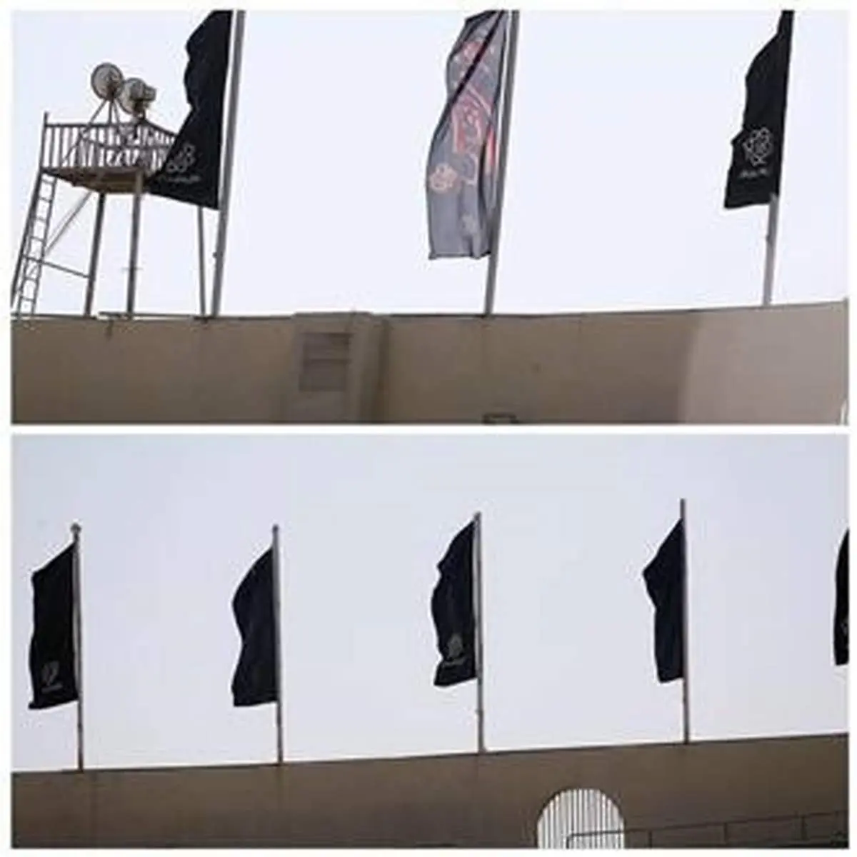 ورزشگاه آزادی سیاهپوش شد
