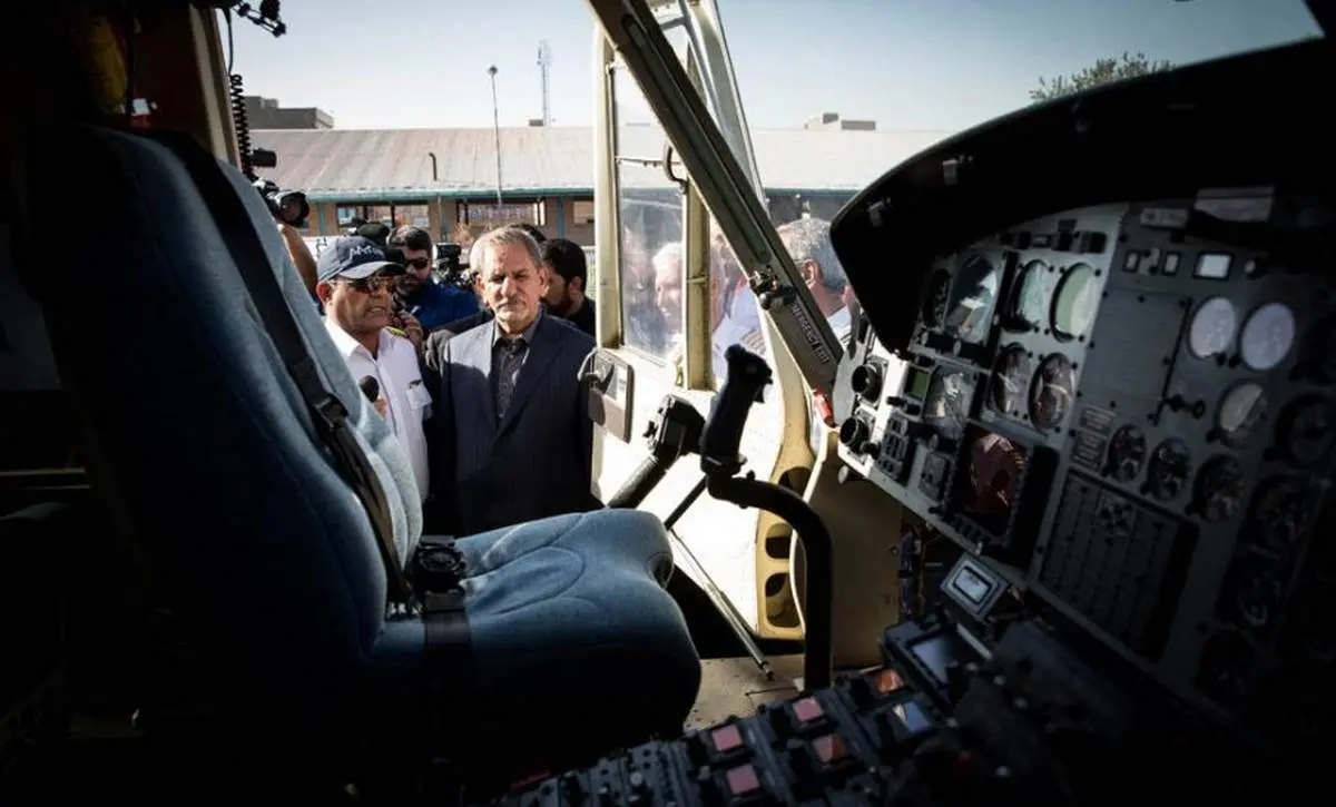 حاشیه رونمایی از شش بالگرد