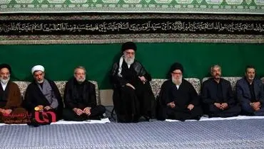 مراسم عزاداری شب تاسوعای حسینی با حضور رهبرانقلاب