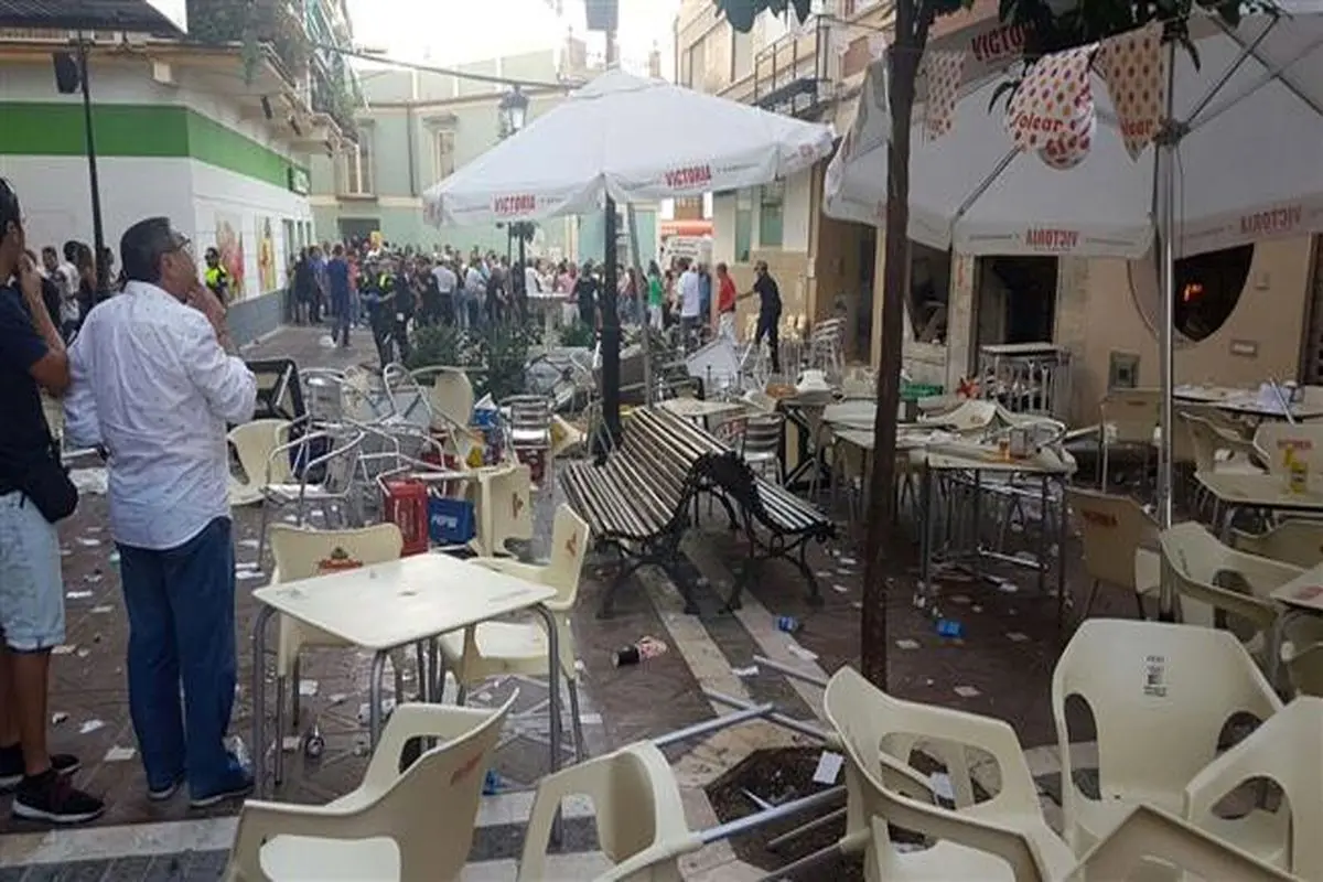 انفجار شدید در کافه‌ای در اسپانیا