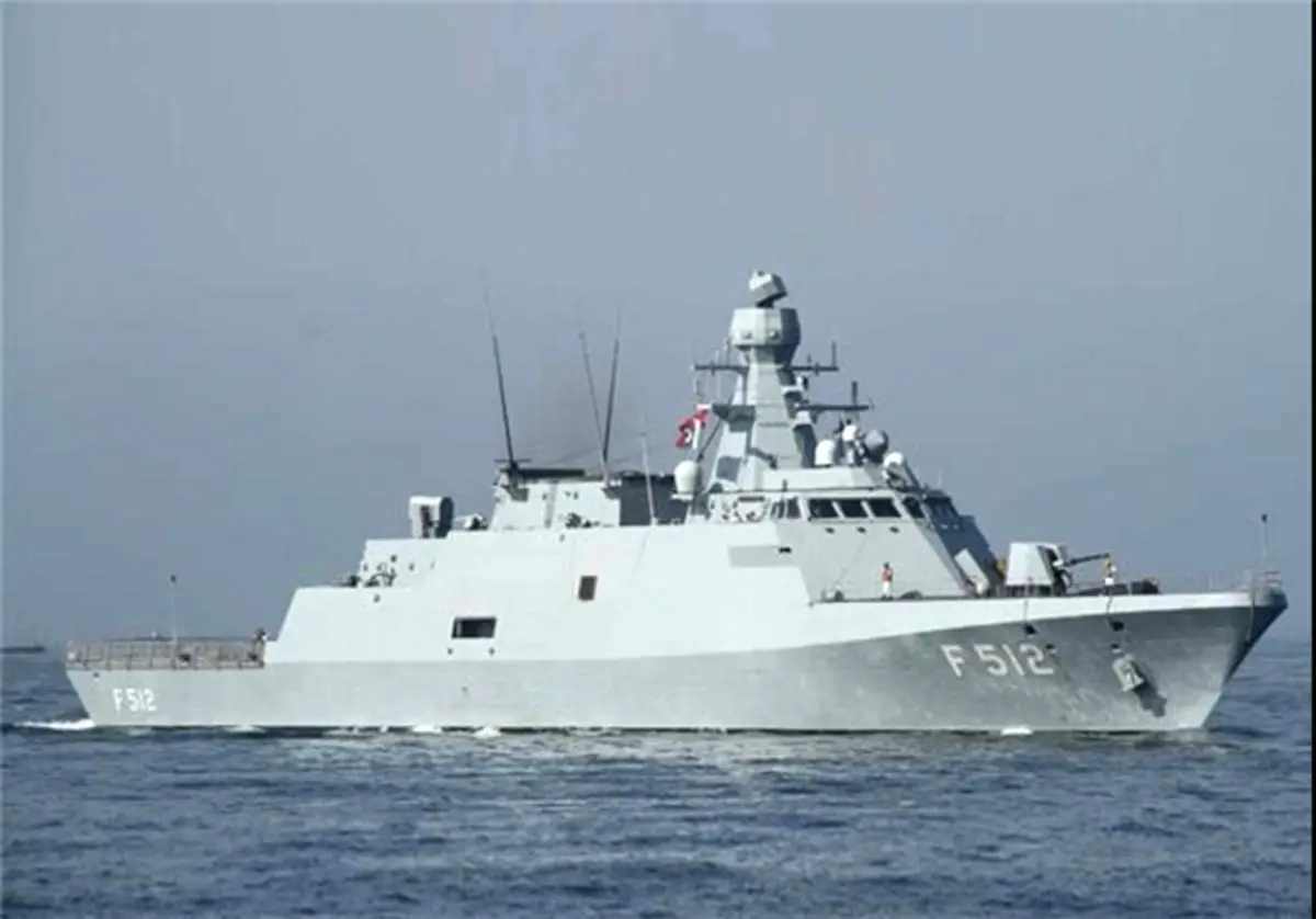 حضور ناو جنگی ترکیه در آبهای پاکستان
