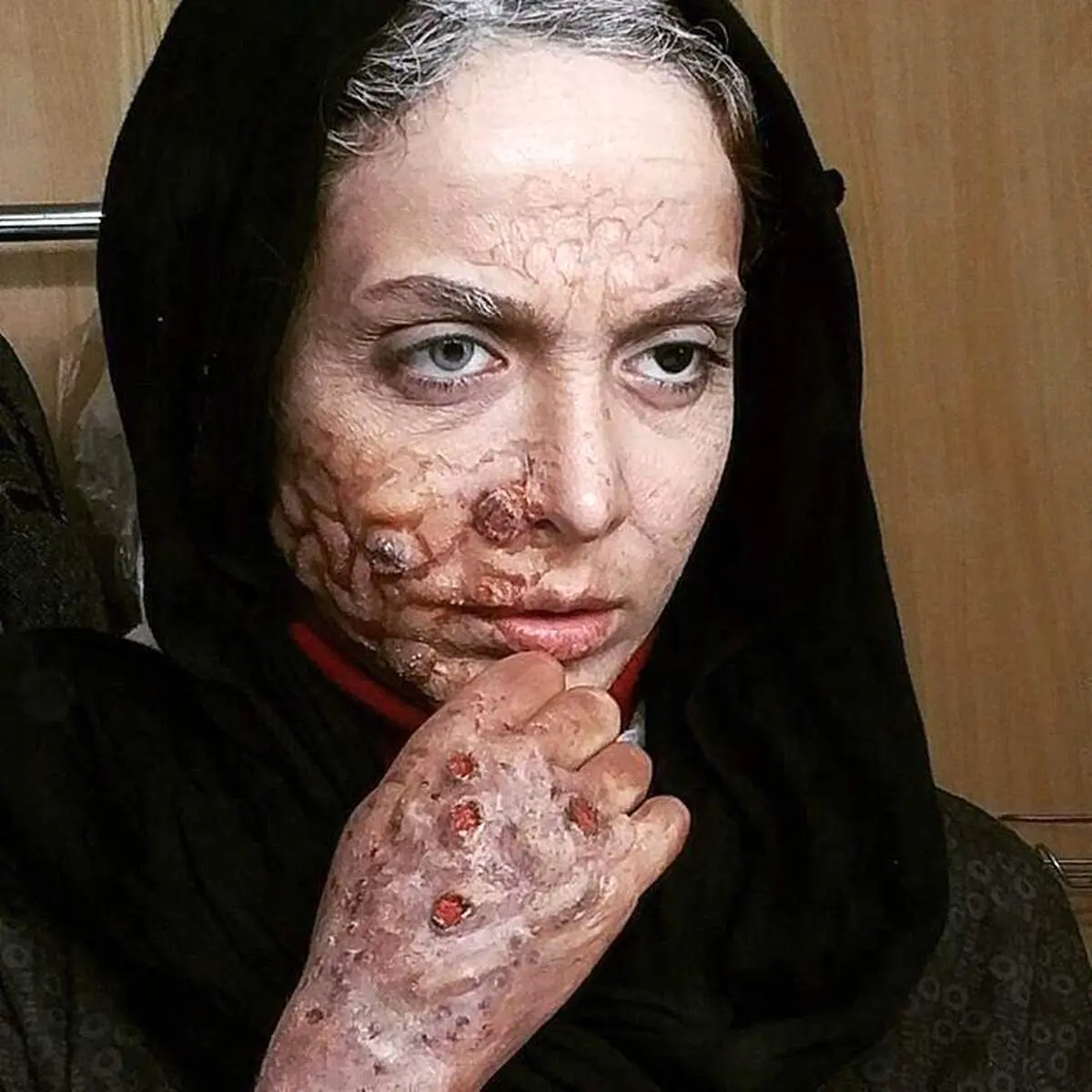 گریم عجیب مهناز افشار + عکس