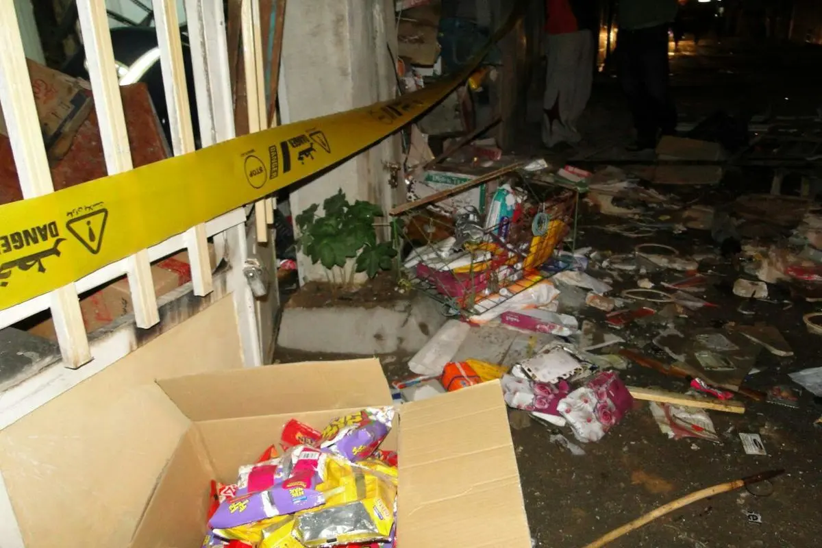 انفجار مغازه و منزل مسکونی در خرم آباد+تصاویر