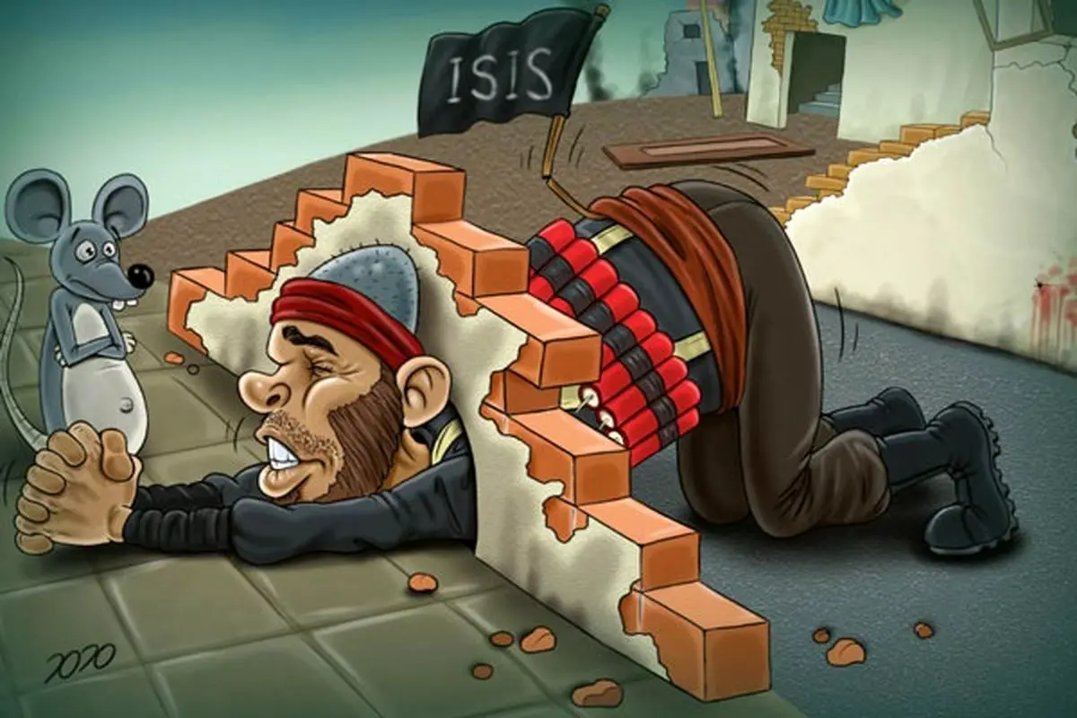 داعش دنبال سوراخ موش!/کاریکاتور