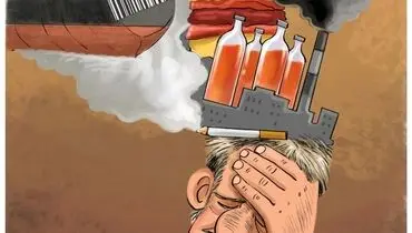 هر ۵ دقیقه یک ایرانی!/کاریکاتور