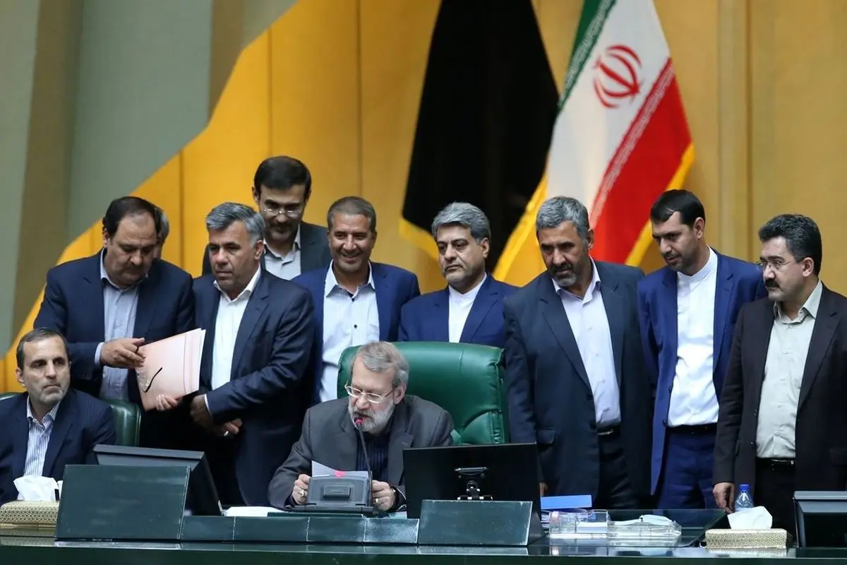 قرائت آرای ۳ وزیر پیشنهادی روحانی توسط لاریجانی