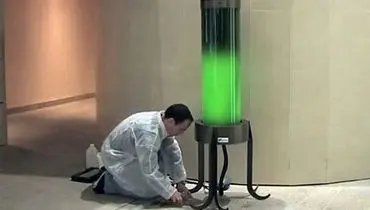 لامپی که دی‌اکسید کربن هوا را از بین می‌برد