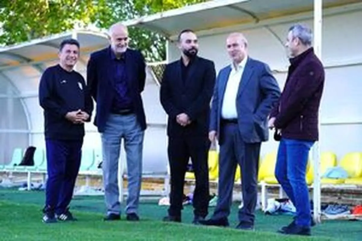 برگزاری سومین جلسه تمرینی تیم ملی فوتبال با حضور تاج