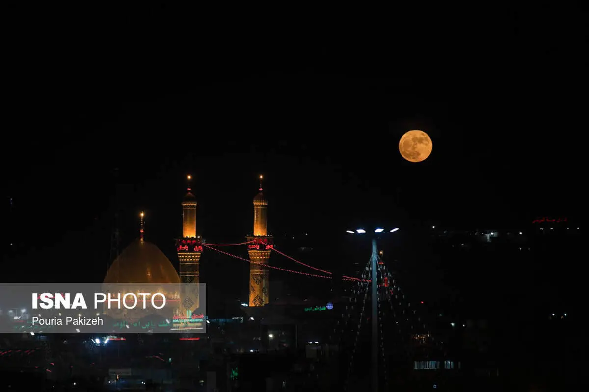 پدیده «ابر ماه»+تصاویر