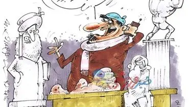 مجسمه پورحیدری در راه است؟!/کاریکاتور
