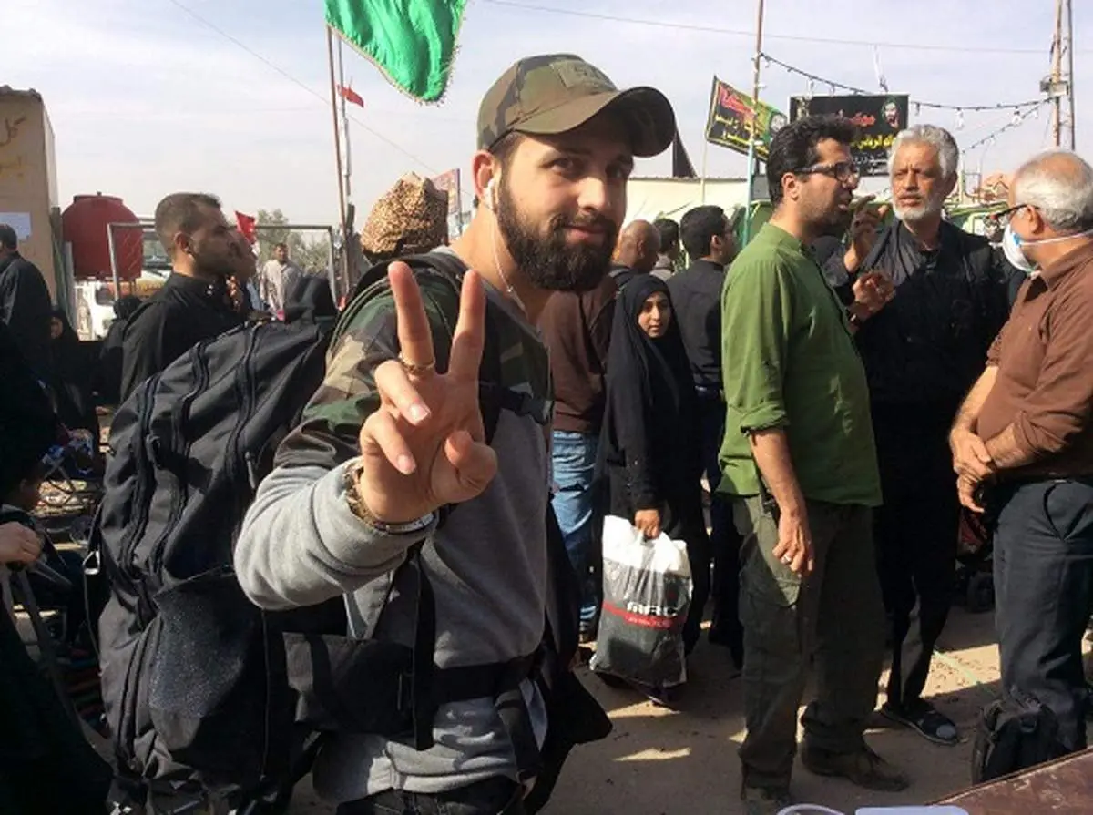 بازیگران در پیاده روی اربعین+تصاویر