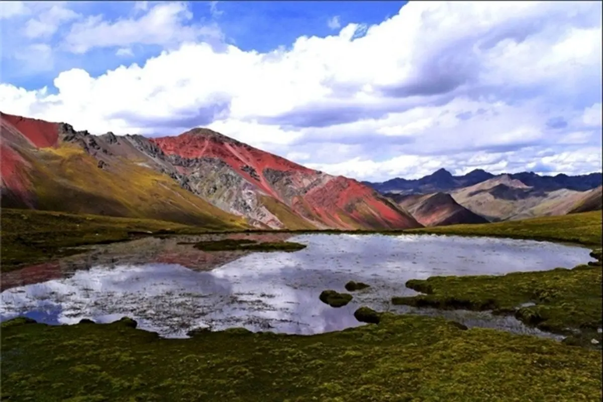 کوه‌های رنگی در پرو +تصاویر