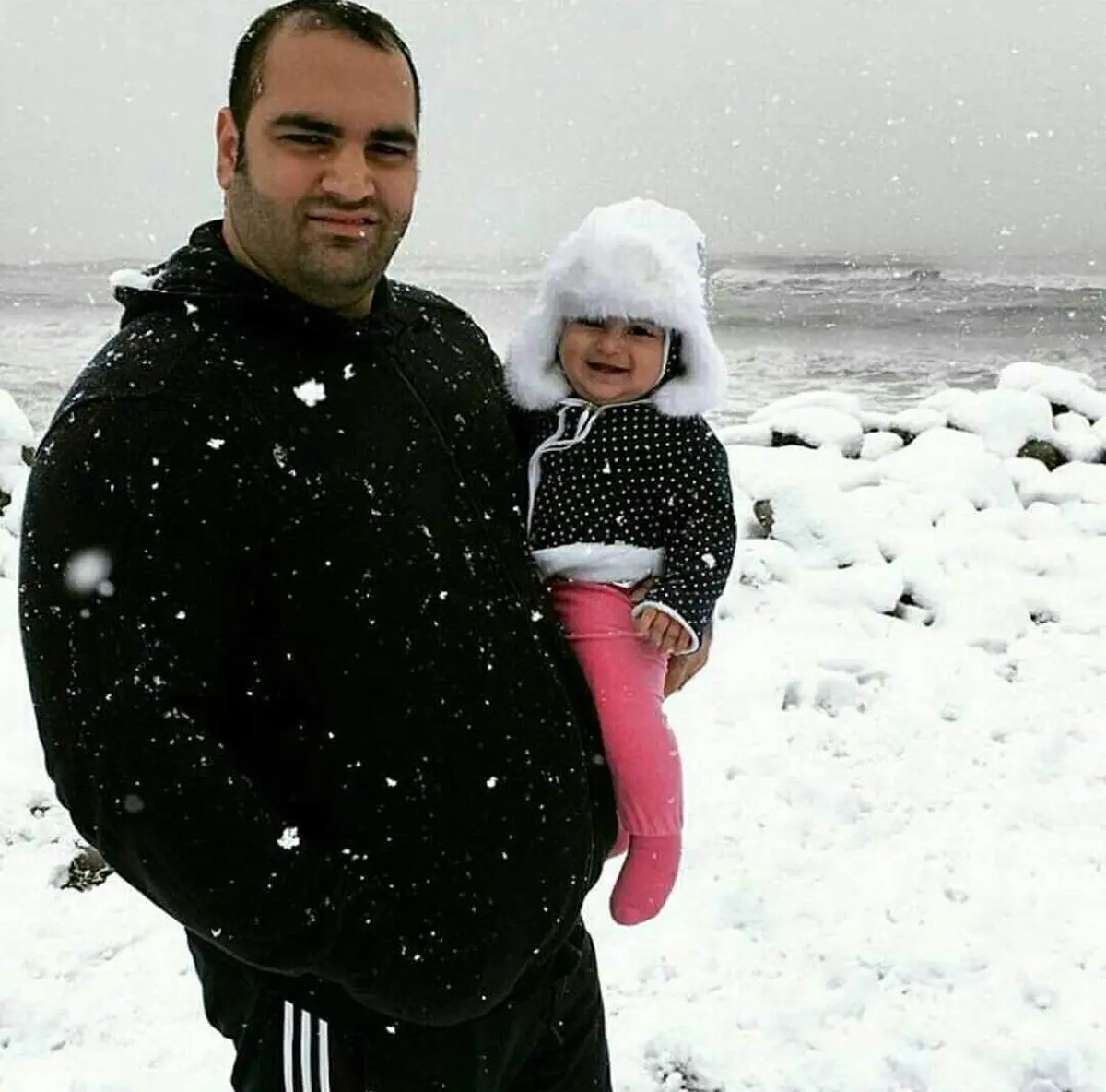 بهداد سلیمی و دخترش