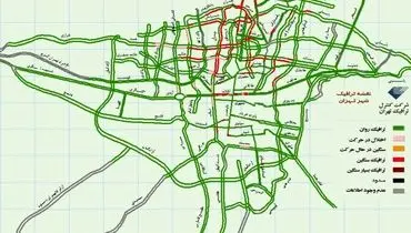 ترافیک شبانه پایتخت پایان ندارد