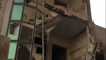 انفجار ساختمان مسکونی در تهران +تصاویر