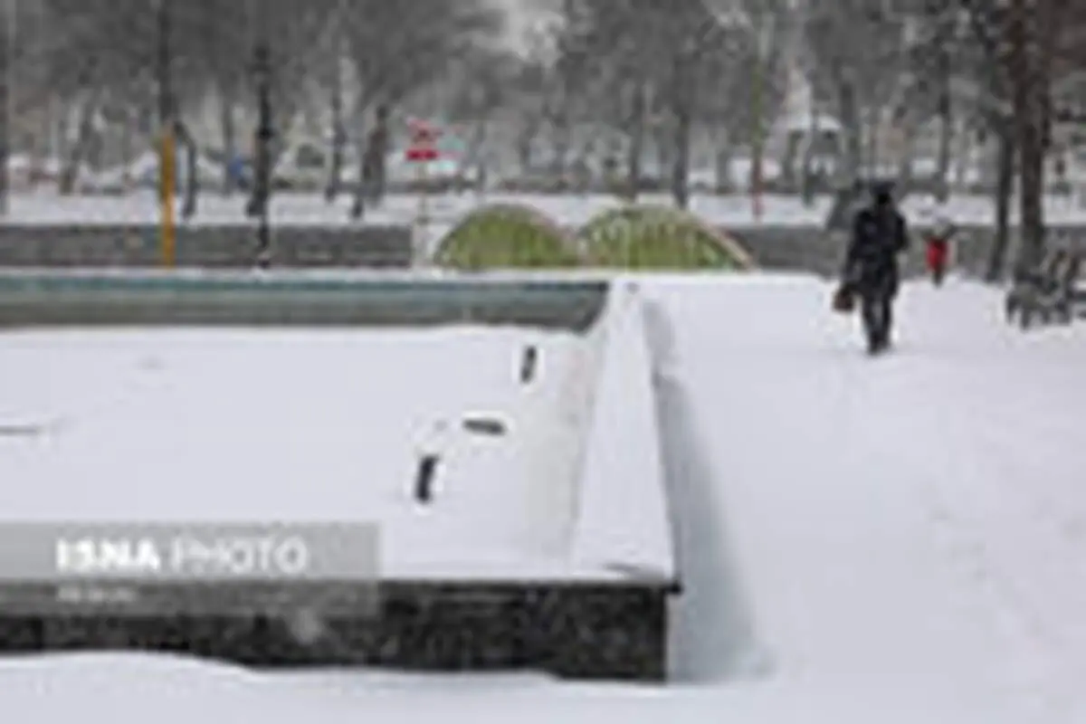 تصاویر بارش برف در اردبیل