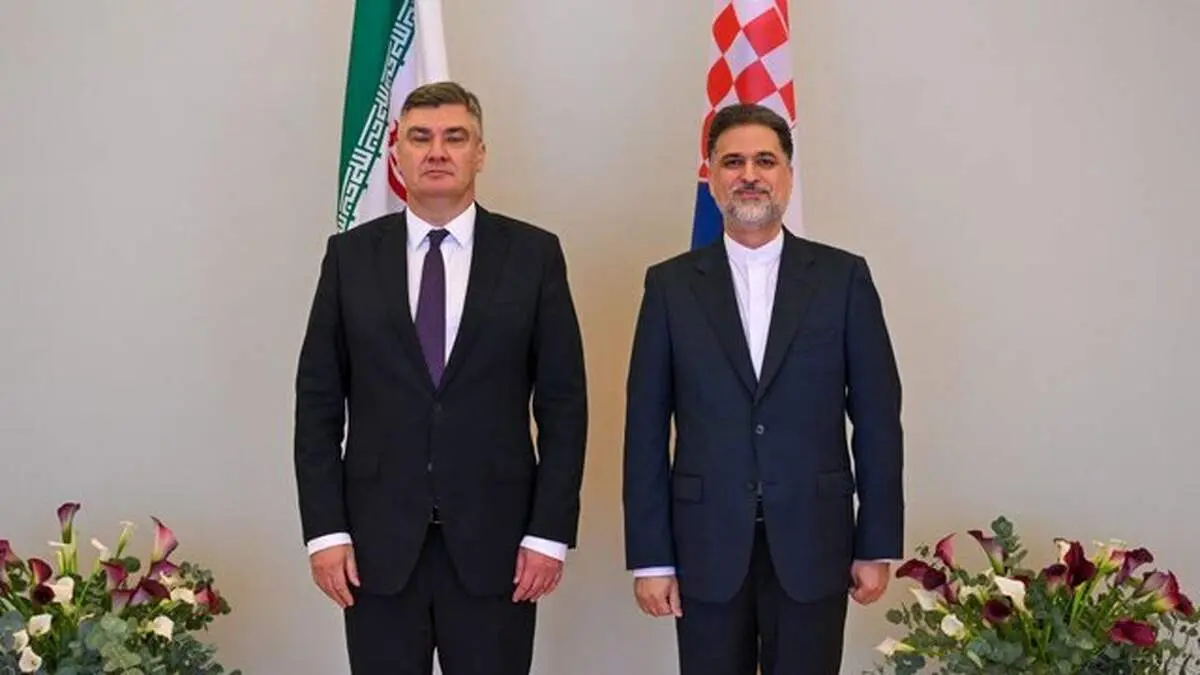  سفیر جدید ایران به دیدار رئیس‌جمهور کرواسی رفت