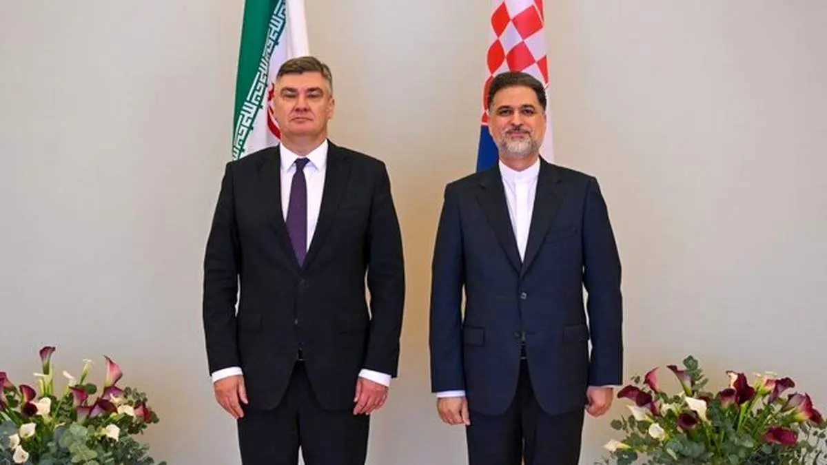 سفیر جدید ایران به دیدار رئیسجمهور کرواسی رفت