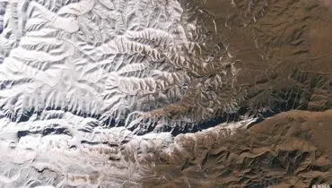 بارش برف در بزرگترین بیابان جهان