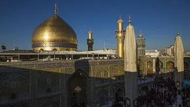 رونمایی از گنبد جدید حرم امام علی(ع)