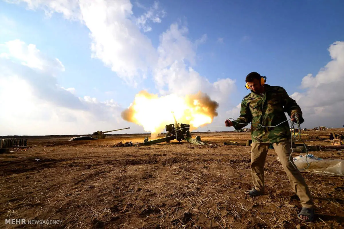 ادامه جنگ در خط مقدم موصل