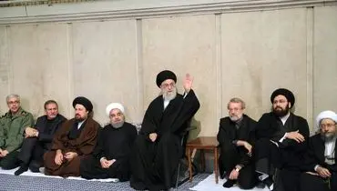 مراسم بزرگداشت یار دیرین امام و رهبری به میزبانی رهبر انقلاب+عکس