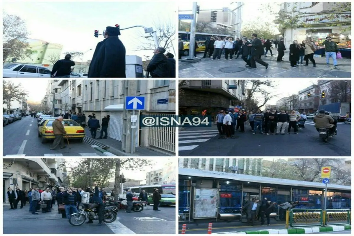 واکنش مردم به شلیک پدافند هوایی در مرکز تهران +تصاویر