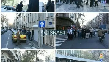 واکنش مردم به شلیک پدافند هوایی در مرکز تهران +تصاویر
