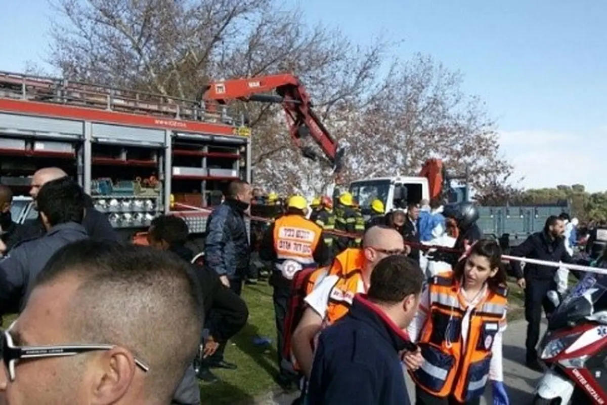 ۱۹ کشته و زخمی در حمله کامیونی به سربازان اسرائیلی