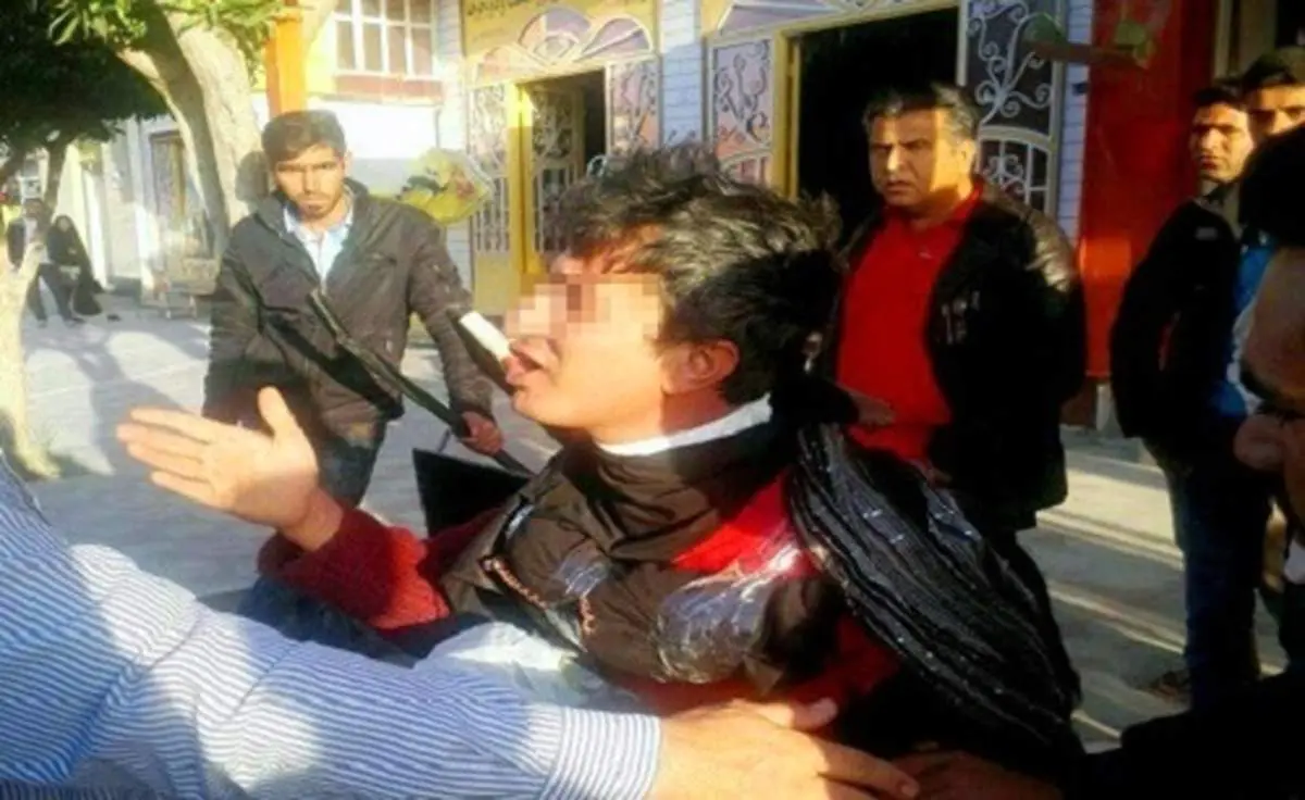 قاتل فراری در لباس زنانه دستگیر شد +عکس