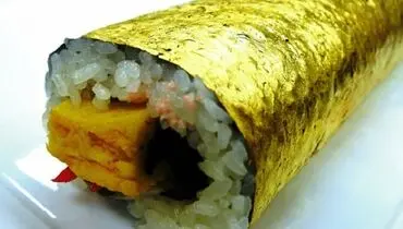 سوشی با طعم طلا! +عکس