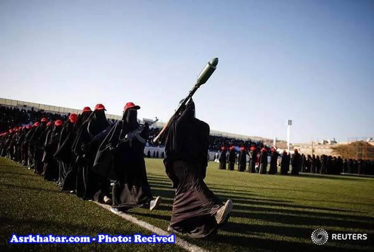 زنان محجبه آر پی جی زن یمن (عکس)