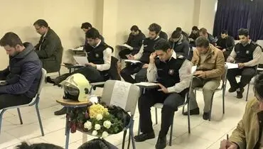 صندلی خالی یک آتش‌نشان حادثه پلاسکو در امتحان سازمان آتش‌نشانی