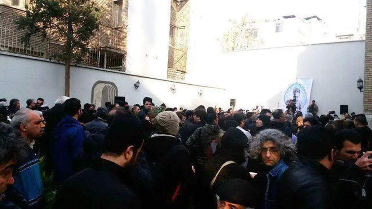 مراسم تشییع پیکر حسن جوهرچی/عکس