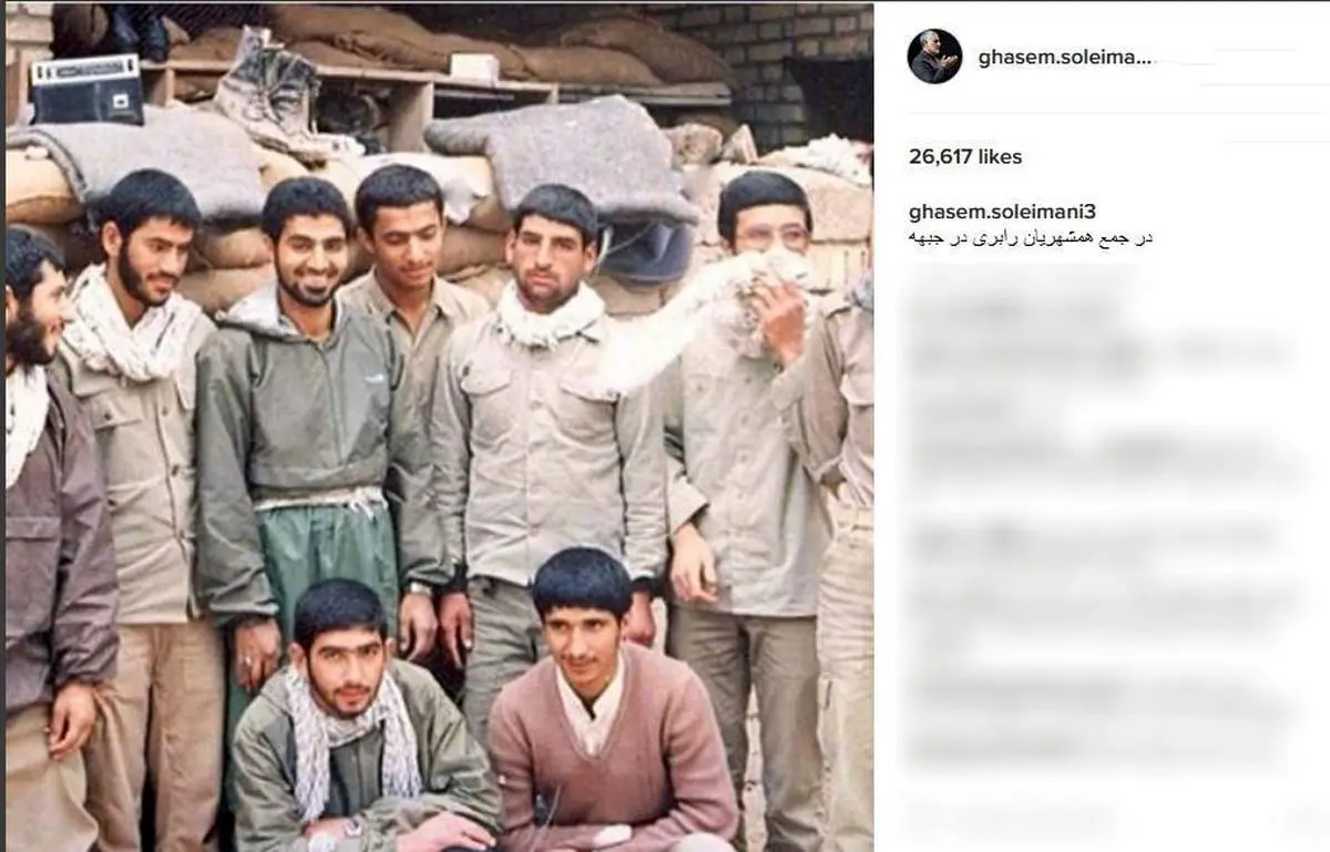 سردار قاسم سلیمانی در میان همشهریهایش+عکس
