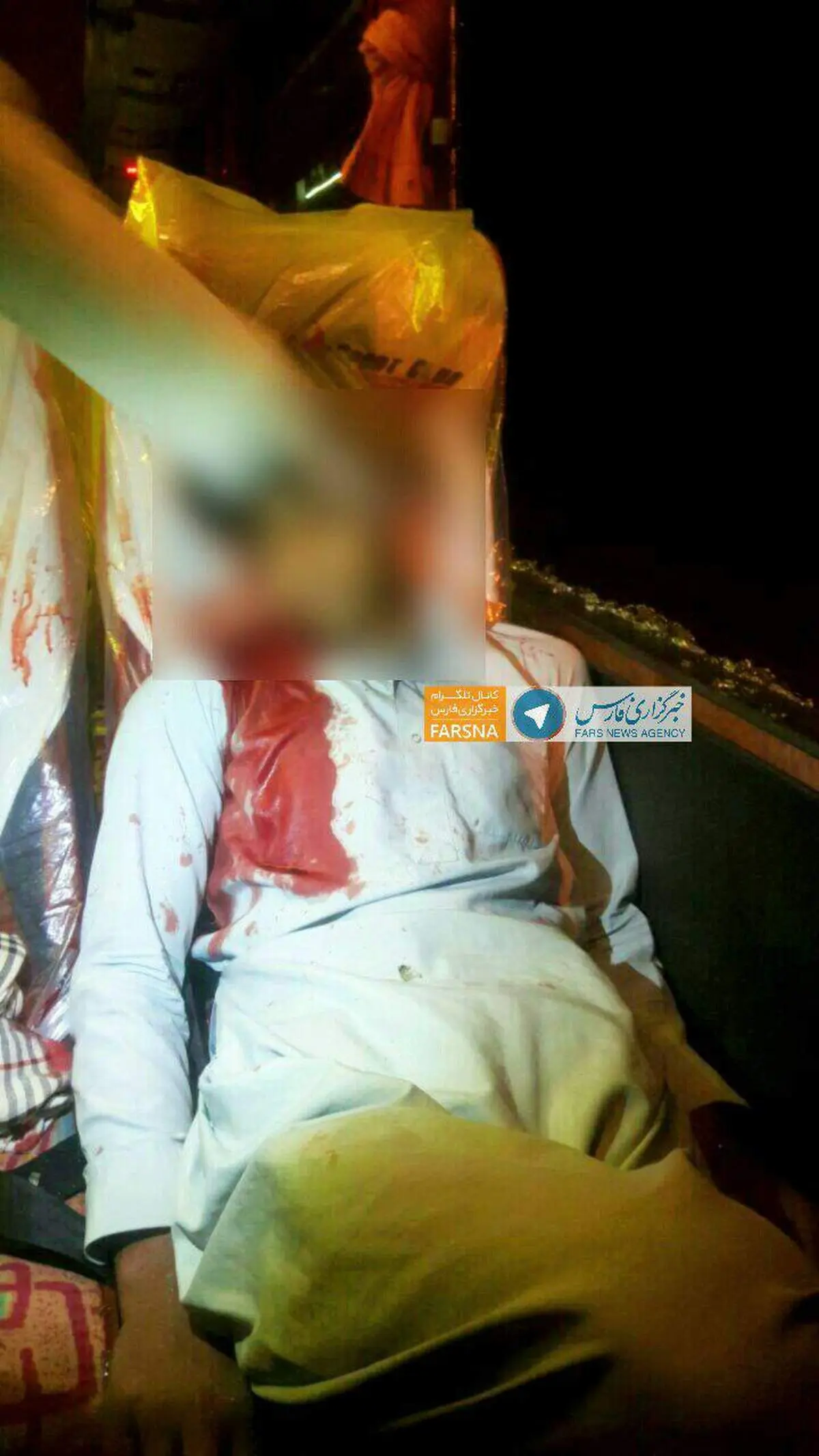 عکس/ تیراندازی به مسافران اتوبوس ایرانشهر - بندرعباس