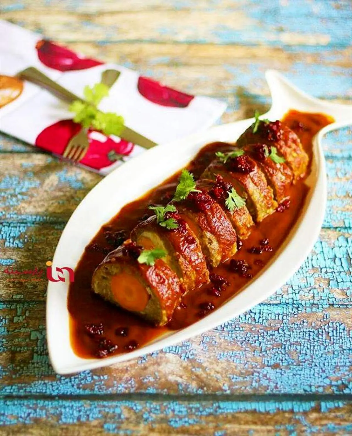 رولت گوشت مجلسی بپزید